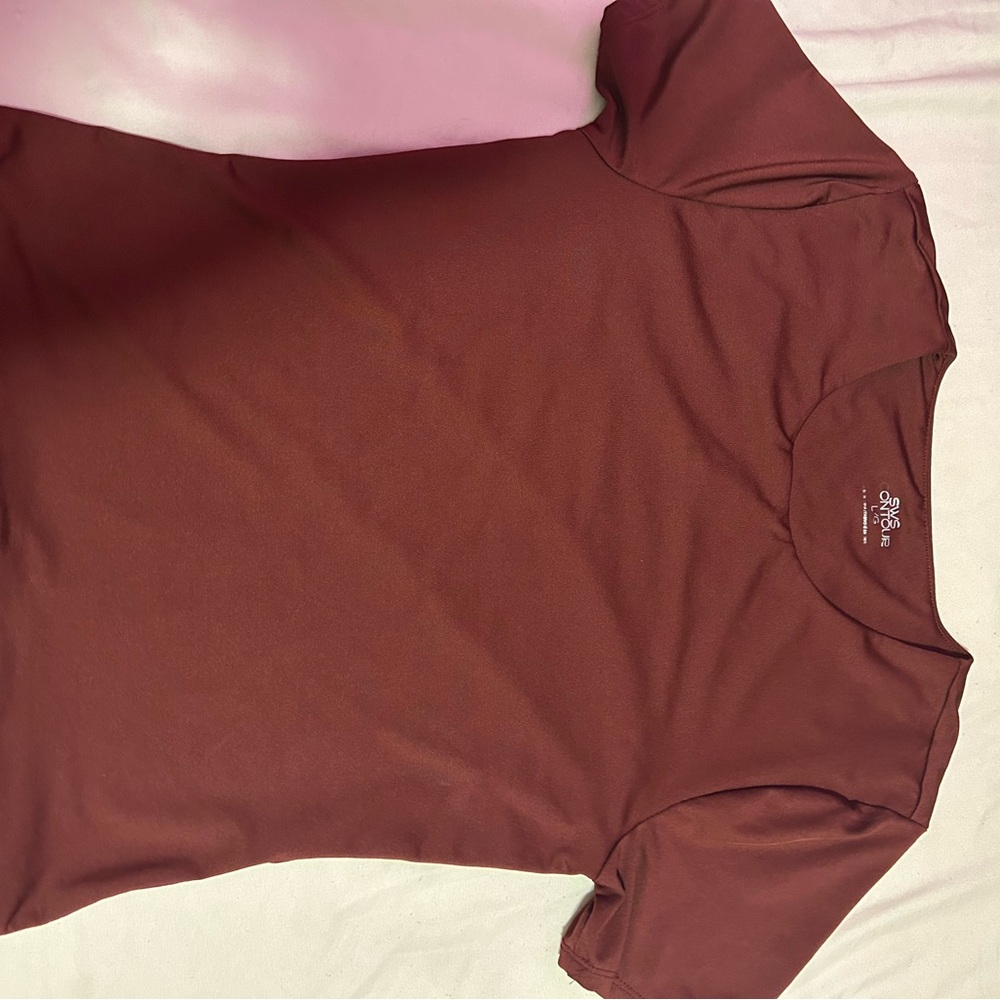 Maroon Short Sleeve T-Shirt